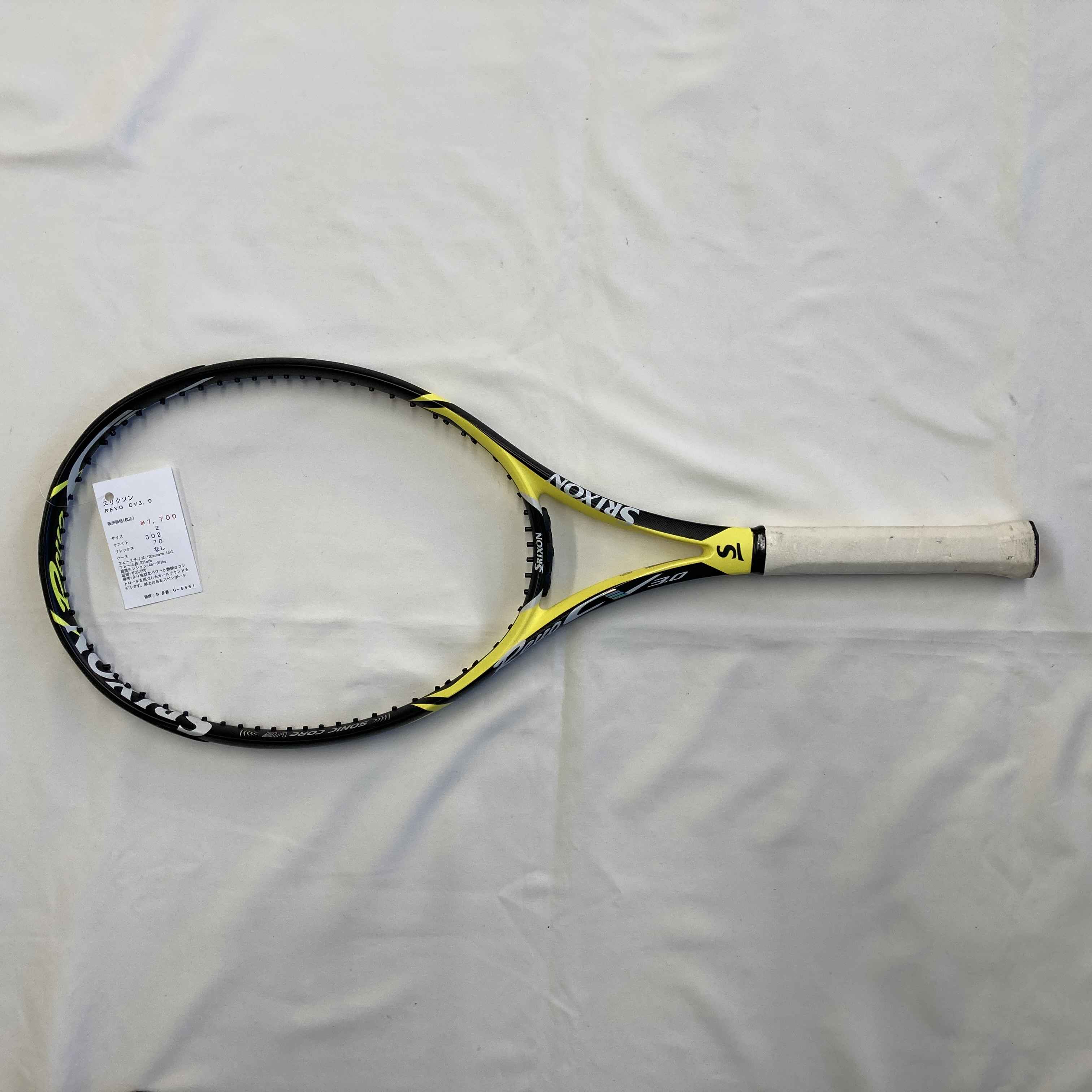 【中古ラケット】スリクソン ＲＥＶＯ　ＣＶ３．０