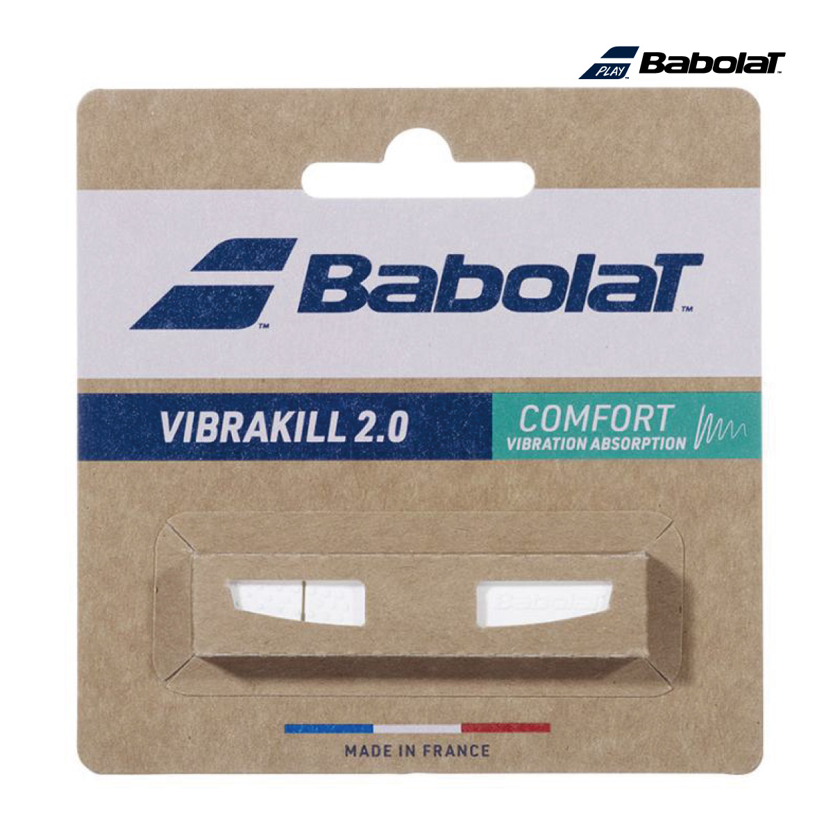 Babolat　 VIBRAKILL 2.0　1個入　ホワイト　700121-wh　ダンプナー