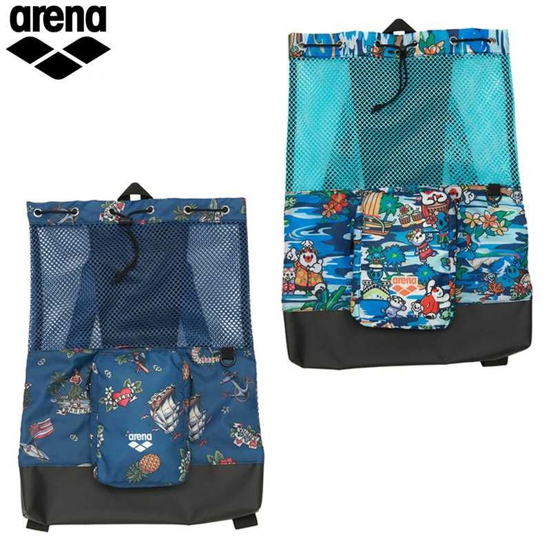 アリーナ メッシュバックパック　 26FW ブルー ネイビー (AS6FBP16U) arena