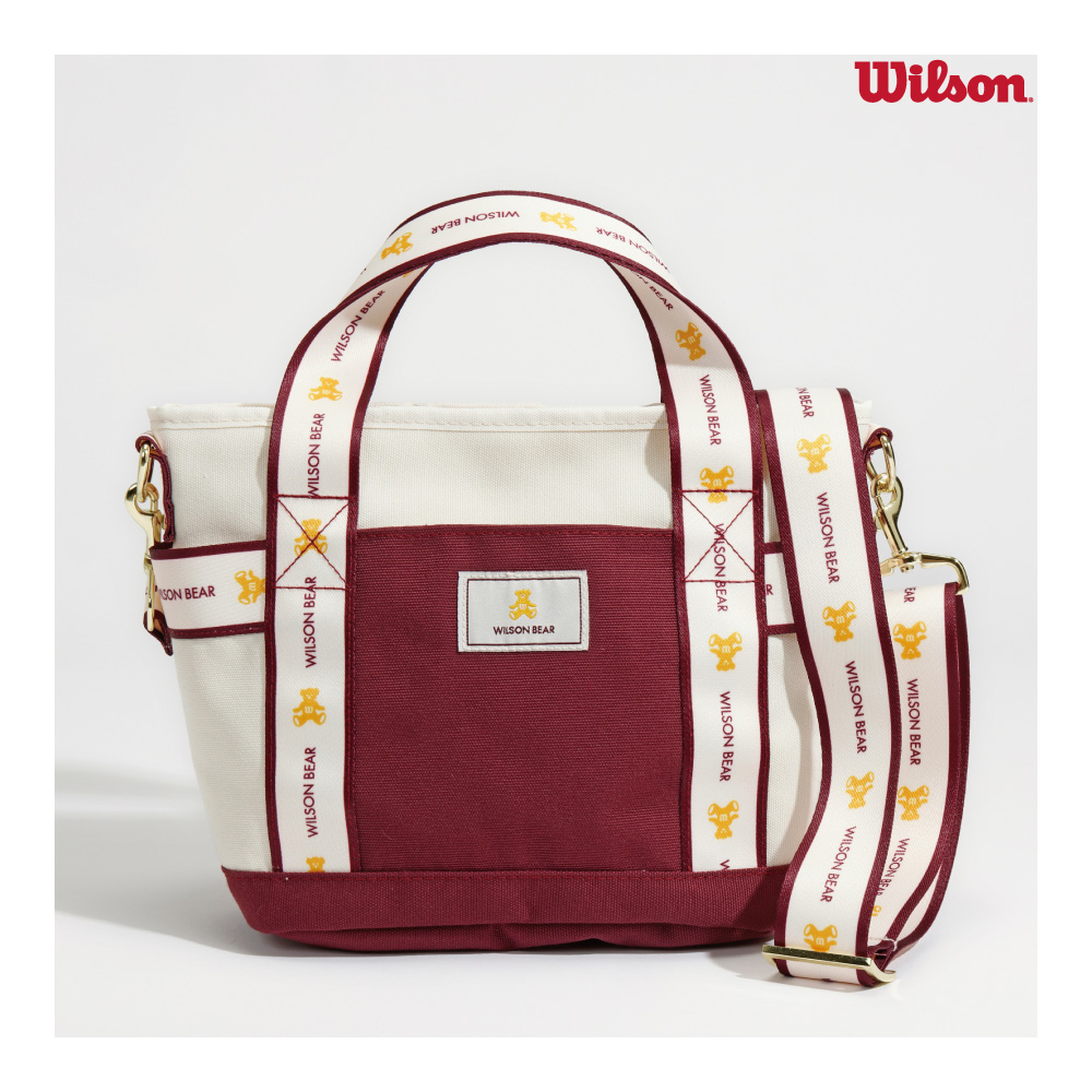 WILSON　BEAR ベア ミニトート　WR8048101001　2025FW　レッド