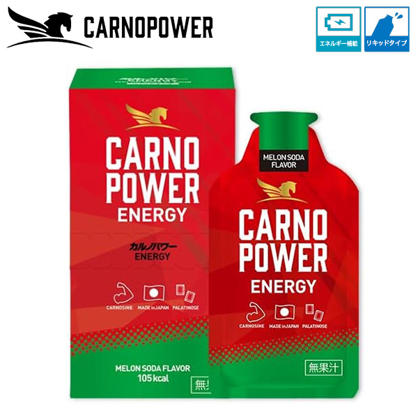 ハマリの健康食品 カルノパワーENERGY メロンソーダ 40g×10個