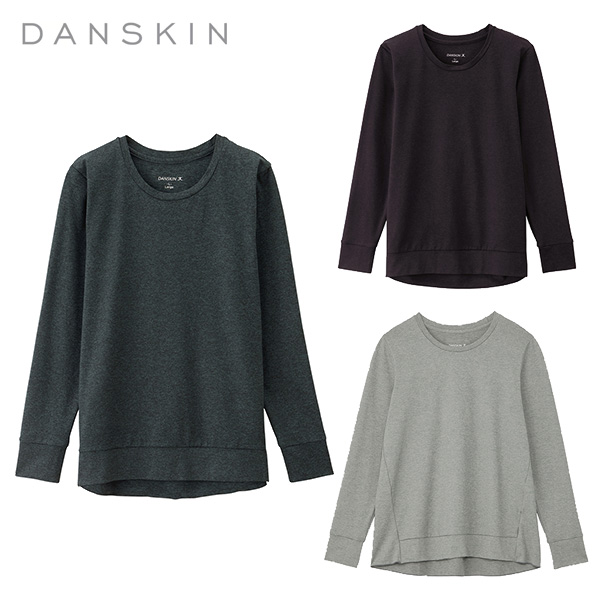 ダンスキン DANSKIN オールデイアクティブ ロングスリーブティー（レディース）長袖 DA522104-K ポイント利用 DANSKIN ダンスキン オールデイ アクティブ ロングスリーブT