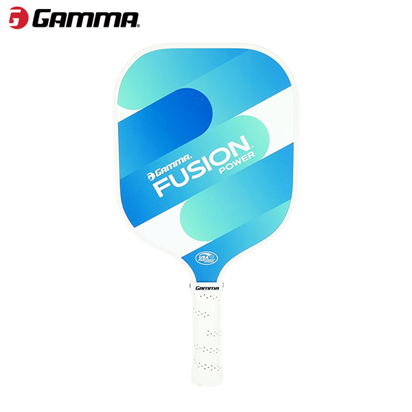 【お値下げしました】Gammaピックルボール　paddle！ブルー 即納】 GAMMA ピックルボールパドル FUSION POWER (ブルー