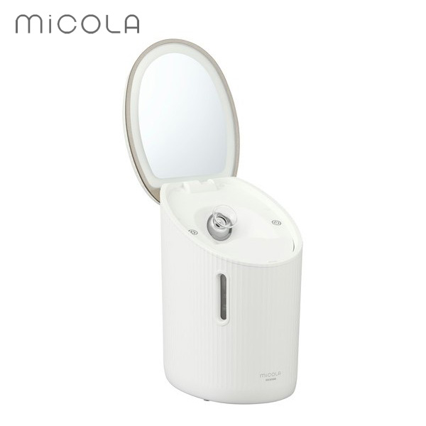 アイリスオーヤマ MiCOLA フェイススチーマー ホワイト FST-101-W