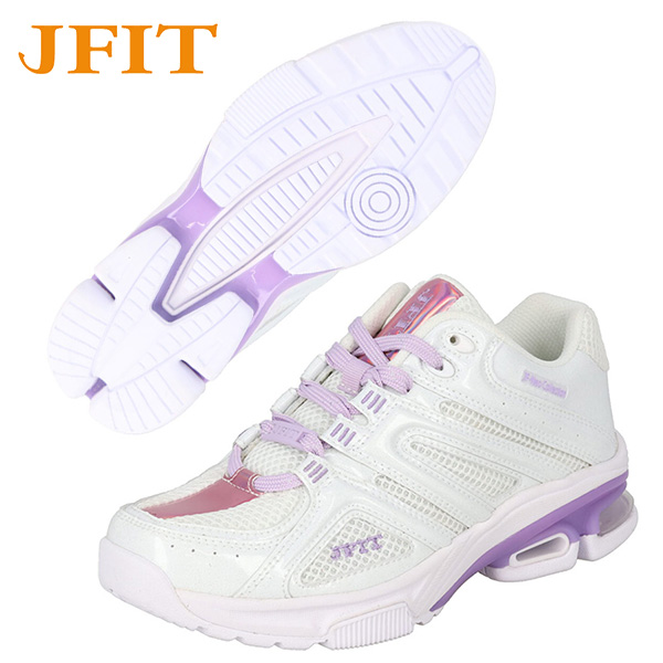  J-FIT JF-Neo フィットネスシューズ レディス メンズ 25SS ホワイト JF6812-WHP