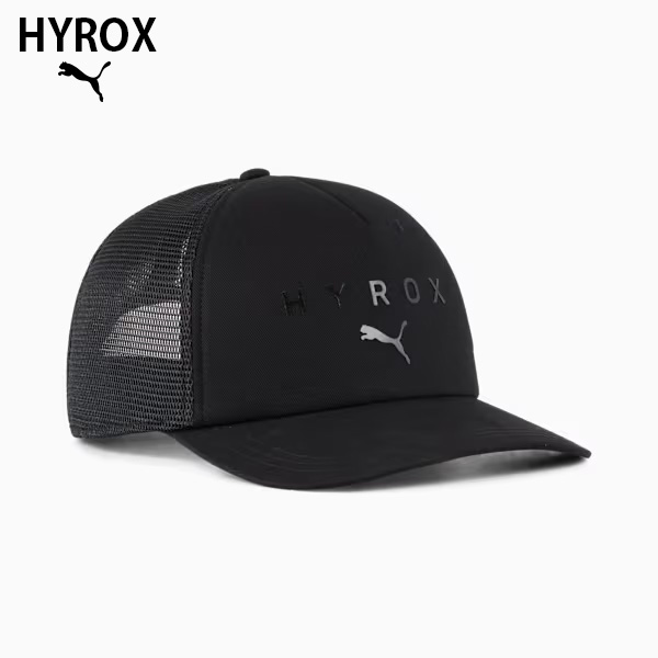 PUMA x HYROX トラッカーキャップ ユニセックス 26FW ブラック 026356_01