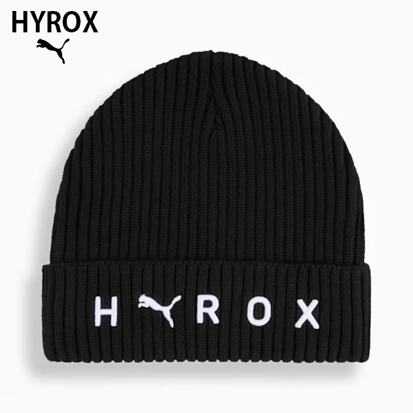 PUMA x HYROX MC ビーニー ユニセックス 26FW ブラック 026611_01