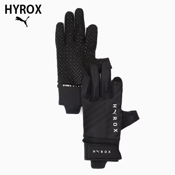 PUMA x HYROX トレーニンググローブ ユニセックス 26FW ブラック 042100_01
