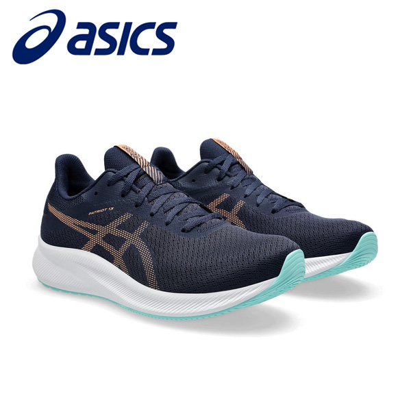 アシックス PATRIOT13 WIDE ランニングシューズ メンズ 25SS ミッドナイト  (1011B567-411)