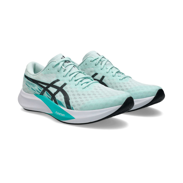 アシックス HYPER SPEED 4 ランニングシューズ メンズ 25SS SOOTHING SEA×BLACK (1011B874-401)