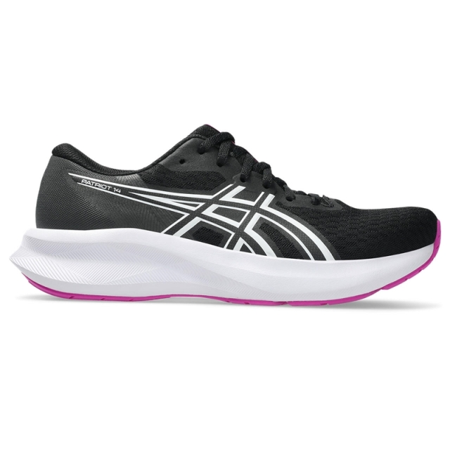 アシックス PATRIOT 14 ランニングシューズ レディース 26SS ブラック×ピンク 1012B836-005