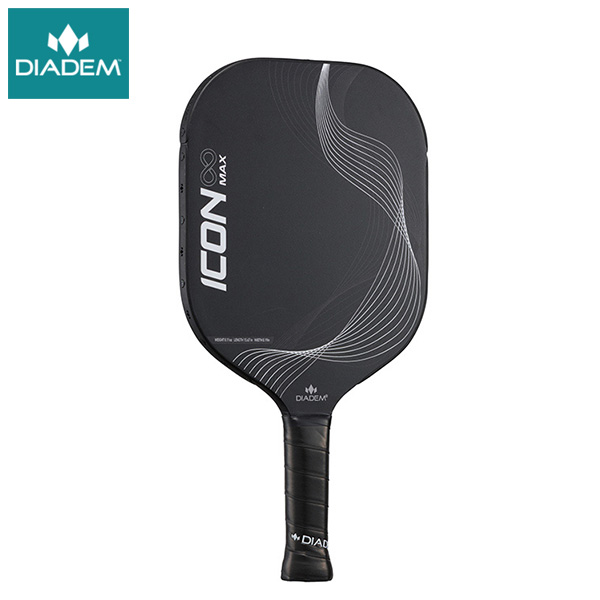 DIADEM ICON IN MAX ピックルボールパドル BLK×WHT TPA011 ダイアデム PICKLEBALL PADDLE ラケット アイコンインフィニティマックス ブラック ホワイト
