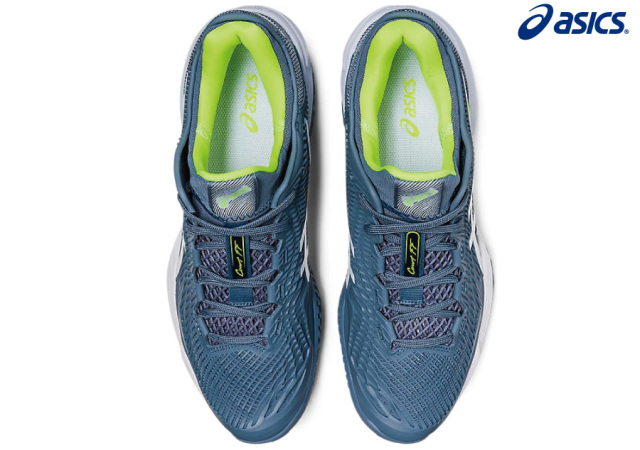 ASICS コートFF3 OC　COURT FF3 OC　2023SSモデル　アシックス　1041A369-400　メンズ　STEEL  BLUE×WHITE　テニスシューズ　オムニクレー