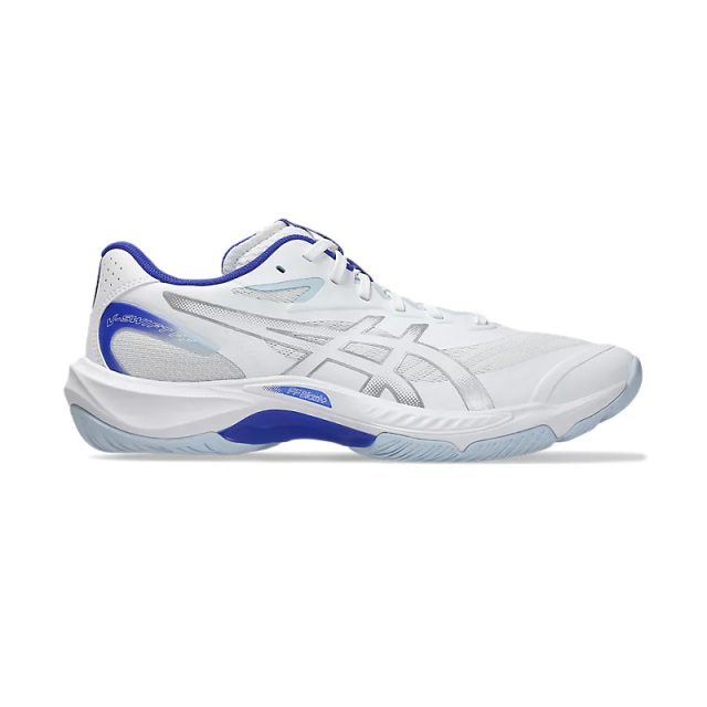 asics バレーボールシューズ V-SWIFT FFホワイト/ブルー サイズ交換片道送料無料】アシックス バレーボールシューズ V-SWIFT FF