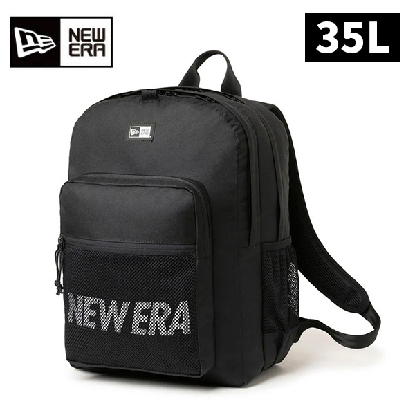 ニューエラ キャンパスパック 35L プリントロゴ ユニセックス 25FW ブラック
