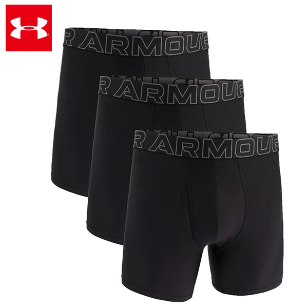 アンダーアーマー UAパフォーマンステック 6インチ アンダーウェア（3枚セット）メンズ 26SS (1387414) 
