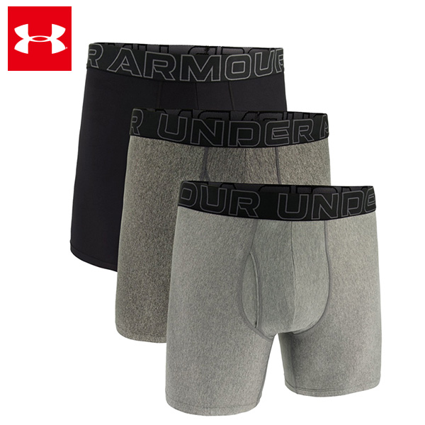 アンダーアーマー UAパフォーマンステック 6インチ アンダーウェア（3枚セット）メンズ 26SS (1387414) 