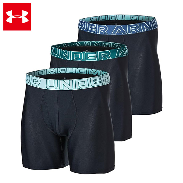 アンダーアーマー UAパフォーマンステック メッシュ 6インチ アンダーウェア（3枚セット）メンズ 26SS (1387420) 