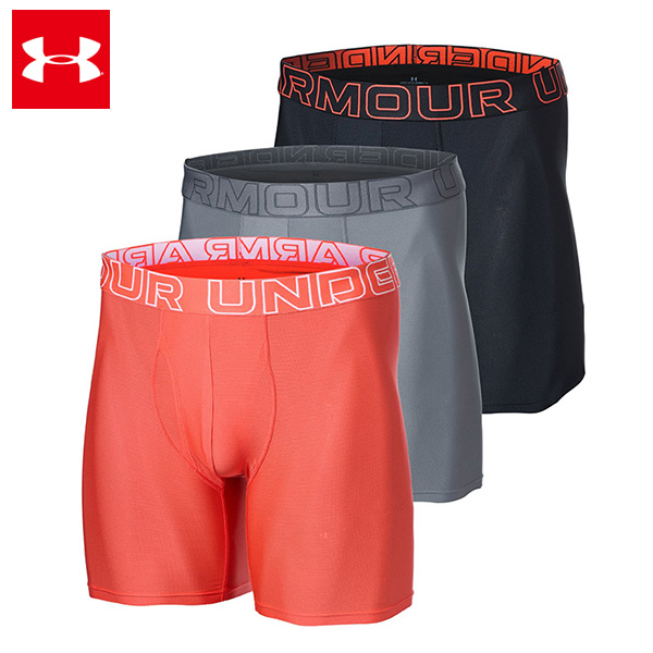アンダーアーマー UAパフォーマンステック メッシュ 6インチ アンダーウェア（3枚セット）メンズ 26SS (1387420) 