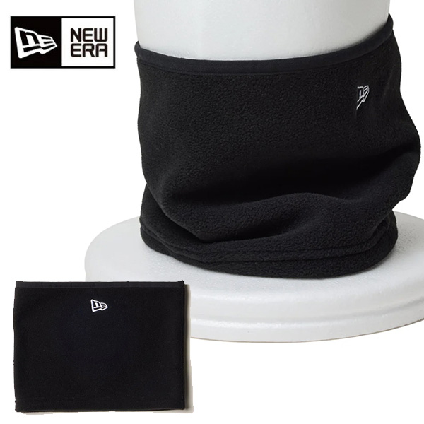 ニューエラ キッズ Youth フリースネックウォーマー ロング 25FW ブラック 14311549