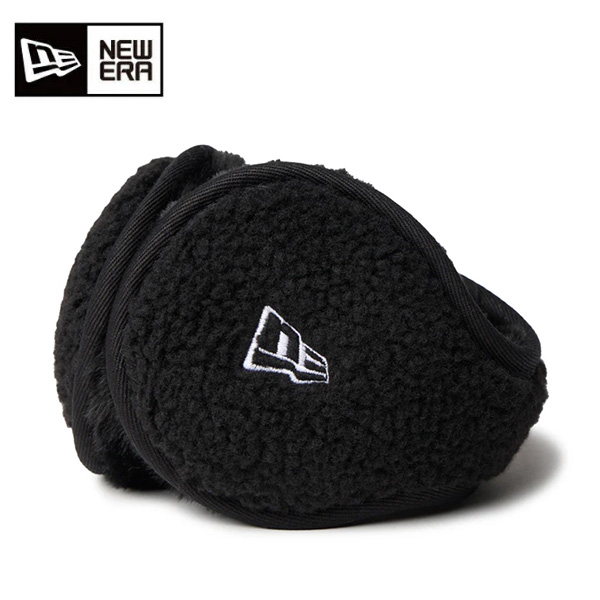 ニューエラ イヤーマフ ボア フリース ユニセックス 25FW ブラック 14311566