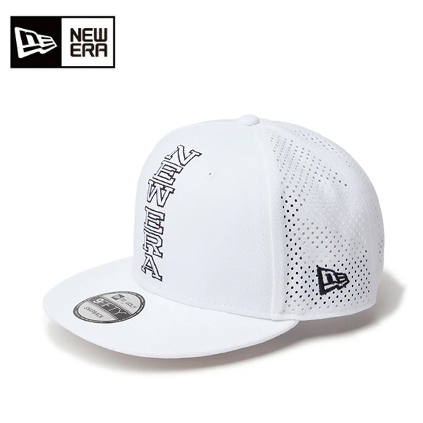 ニューエラ 24FW 14326253 【ゴルフ】9FIFTY Vertical Logo レーザーパフォーテッド ホワイト