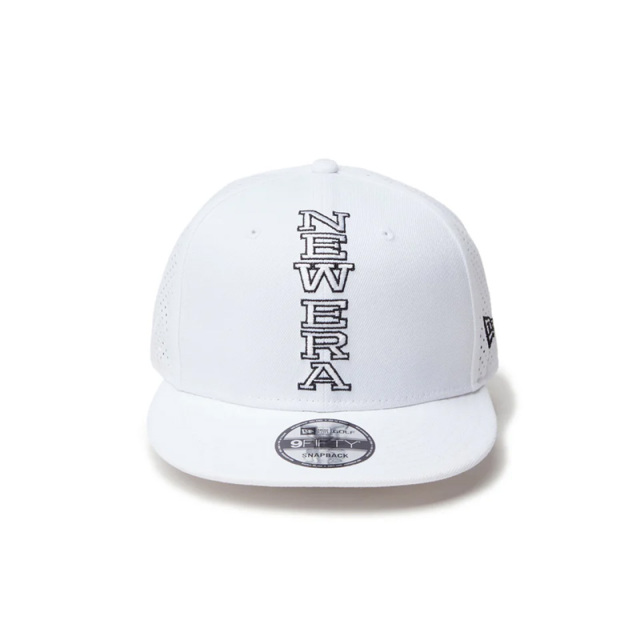 ニューエラ 24FW 14326253 【ゴルフ】9FIFTY Vertical Logo レーザーパフォーテッド ホワイト