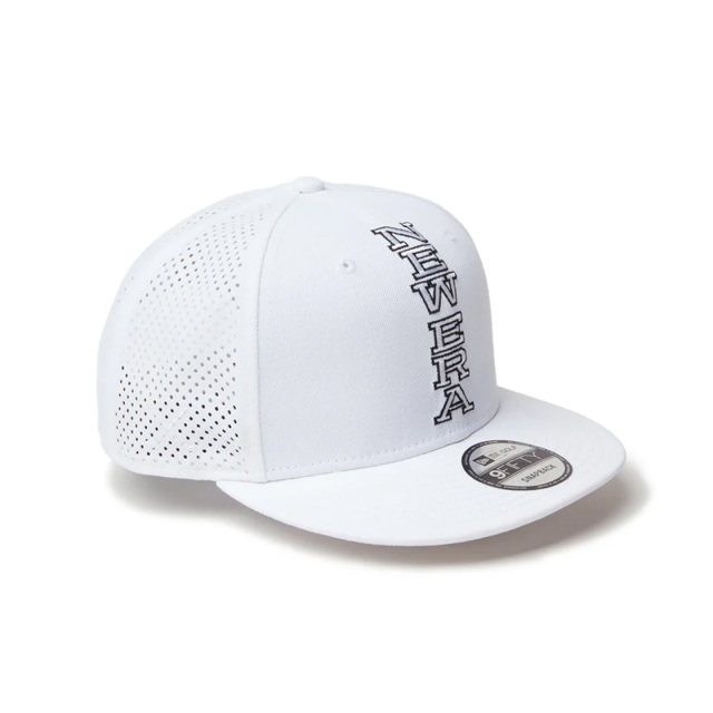ニューエラ 24FW 14326253 【ゴルフ】9FIFTY Vertical Logo レーザーパフォーテッド ホワイト
