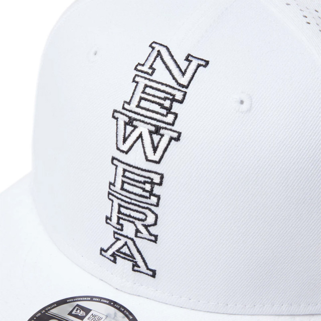 ニューエラ 24FW 14326253 【ゴルフ】9FIFTY Vertical Logo レーザーパフォーテッド ホワイト