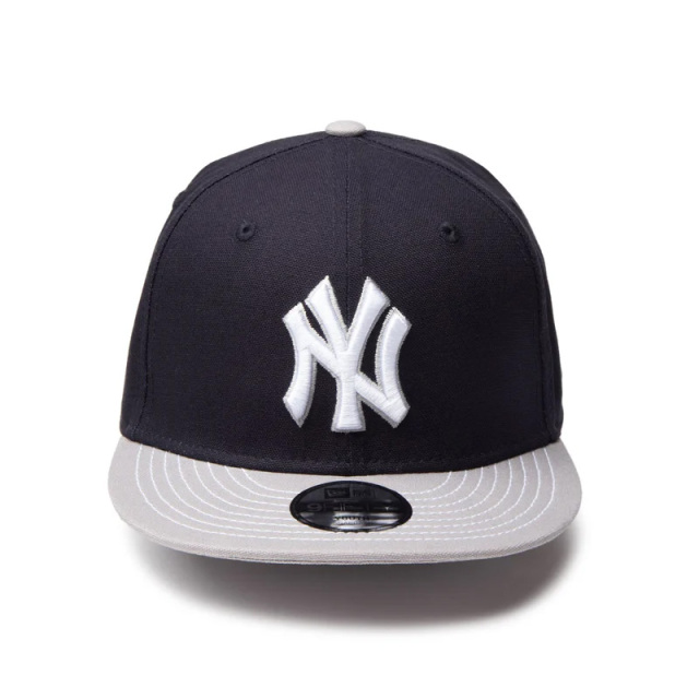 ニューエラ Youth 9FIFTY Duck Canvas ニューヨーク・ヤンキース ネイビー/グレー キッズ 25FW 14392002 