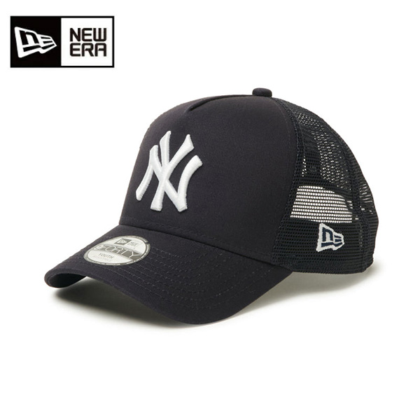 ニューエラ Youth 9FORTY A-Frame トラッカー MLB Trucker Cap ニューヨーク・ヤンキース キッズ 25FW ネイビー 14392017 