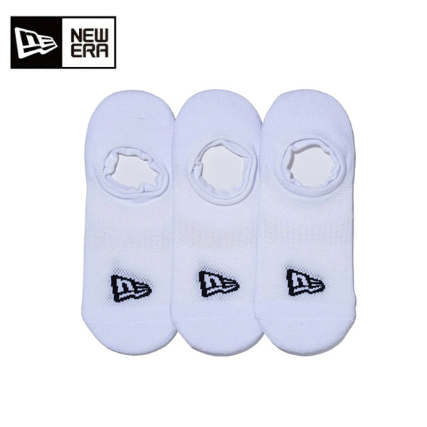 ニューエラ ソックス ベリーショート 3ペア ユニセックス 25FW ホワイト