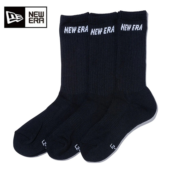 ニューエラ ソックス クルー 3ペア ユニセックス