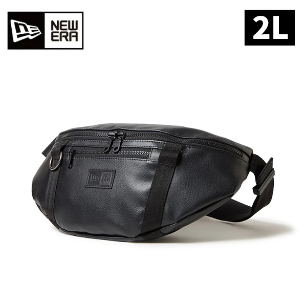 ニューエラ ウエストバッグ 2L シンセティックレザー ユニセックス 25FW ブラック