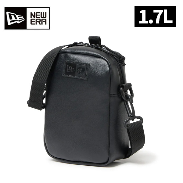 ニューエラ ショルダーポーチ 1.7L シンセティックレザー ユニセックス 25FW ブラック