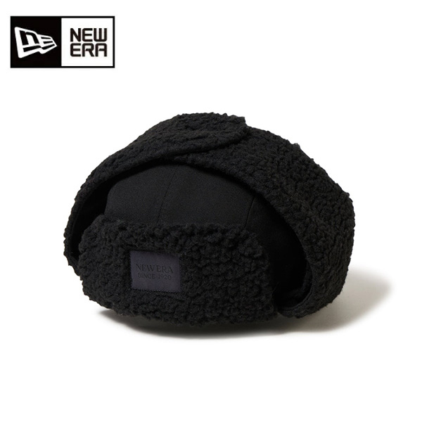 ニューエラ トラッパー Black Woven Patch 25FW ブラック