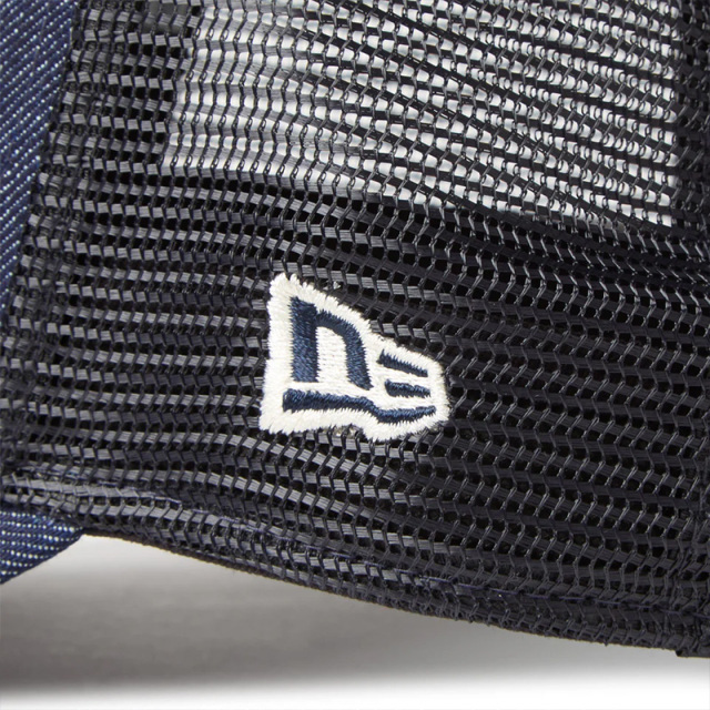 ニューエラ 9FORTY A-Frame トラッカー Denim ウーブンパッチ インディゴデニム 25FW 
