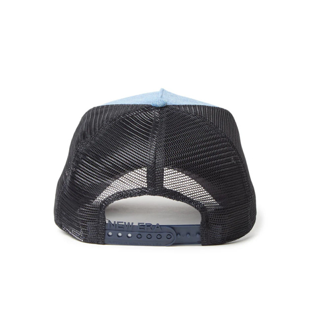 ニューエラ 9FORTY A-Frame トラッカー Denim ウーブンパッチ ウォッシュドデニム 25FW 