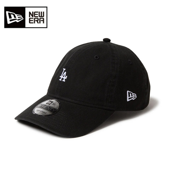 ニューエラ キャップ 9TWENTY MLB バッターマンロゴ メタルバックル ロサンゼルス・ドジャース ブラック  ブラック 14668024