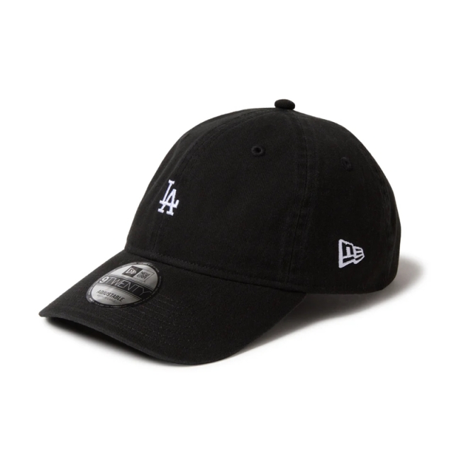 ニューエラ キャップ 9TWENTY MLB バッターマンロゴ メタルバックル ロサンゼルス・ドジャース ブラック  ブラック 14668024