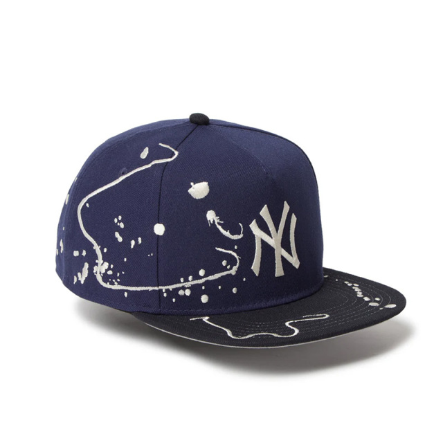  ニューエラ キャップ 5-Panel Square Visor Dripping ニューヨーク・ヤンキース ライトネイビー ネイビーバイザー 