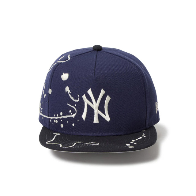  ニューエラ キャップ 5-Panel Square Visor Dripping ニューヨーク・ヤンキース ライトネイビー ネイビーバイザー 