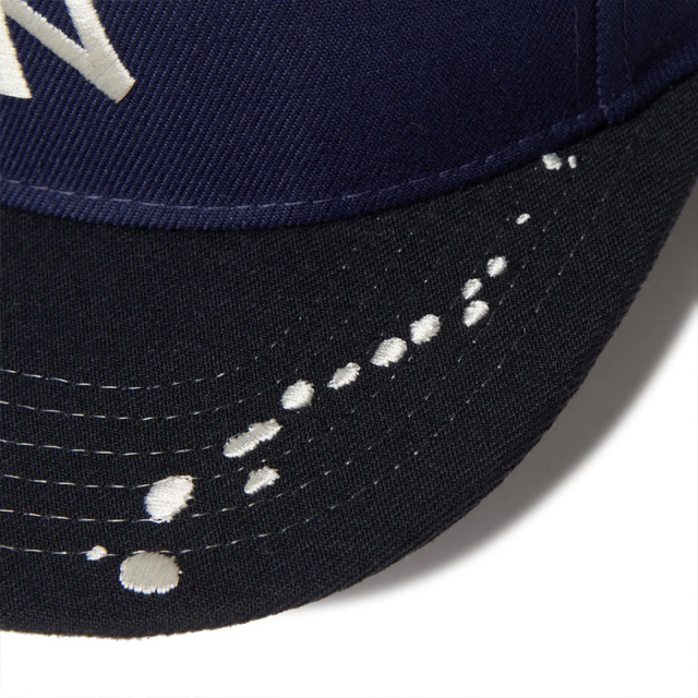  ニューエラ キャップ 5-Panel Square Visor Dripping ニューヨーク・ヤンキース ライトネイビー ネイビーバイザー 