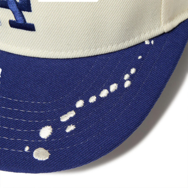  ニューエラ キャップ 5-Panel Square Visor Dripping ロサンゼルス・ドジャース クローム ダークロイヤルバイザー 