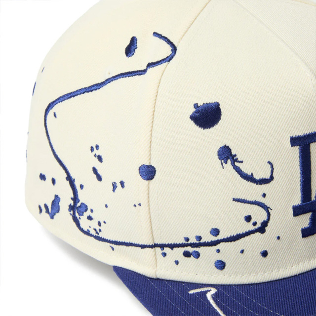  ニューエラ キャップ 5-Panel Square Visor Dripping ロサンゼルス・ドジャース クローム ダークロイヤルバイザー 