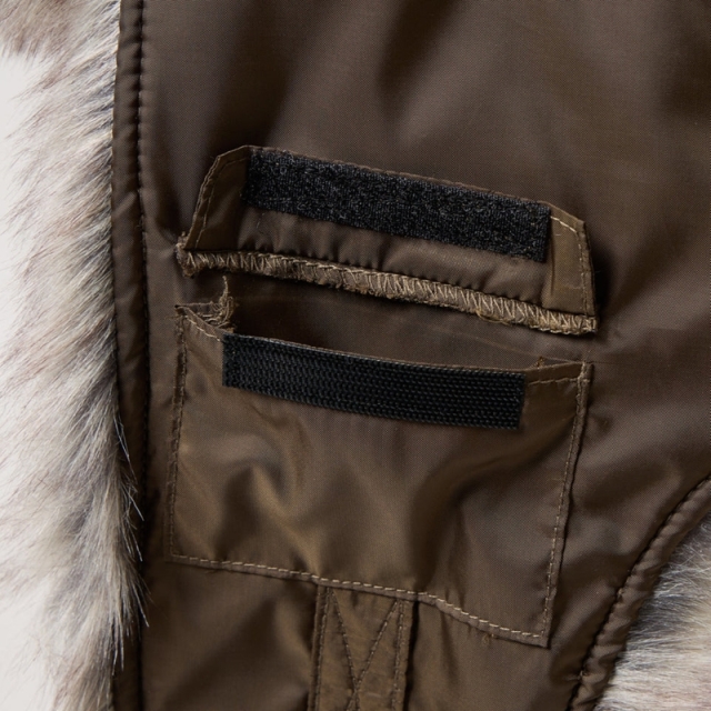 ニューエラ トラッパー Dogear Water Repellent ファー 25FW オリーブ 14668873