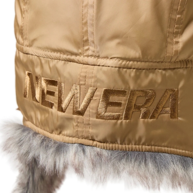 ニューエラ トラッパー Dogear Water Repellent ファー 25FW ベージュ 14668875