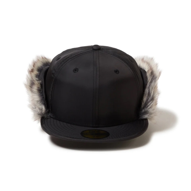 ニューエラ キャップ 59FIFTY Flip down Water Repellent ファー ユニセックス 25FW ブラック 14668884 