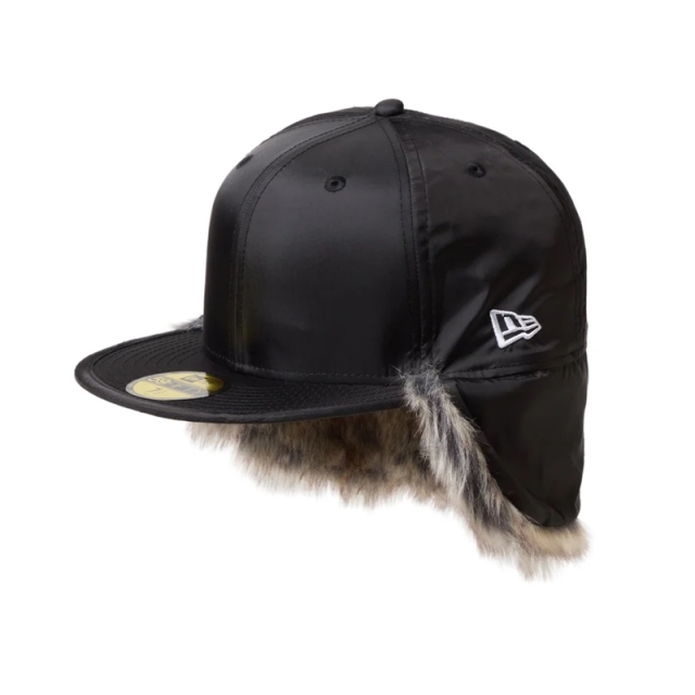 ニューエラ キャップ 59FIFTY Flip down Water Repellent ファー ユニセックス 25FW ブラック 14668884 