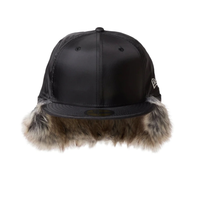 ニューエラ キャップ 59FIFTY Flip down Water Repellent ファー ユニセックス 25FW ブラック 14668884 